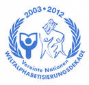 Datei:Logo UN Alpha Dekade 2003-2012.jpg