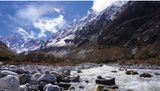 Schmelwasser im Homalaya Langtang-Tal, Nepal Lizenz: CC BY