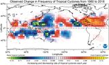 Tropische Wirbelstürme global zwischen 1980 und 2018 Lizenz: CC BY-NC-ND