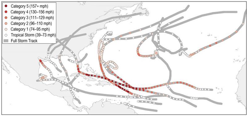 Datei:Tropical storm tracks N-Atlantic2017sm.jpg