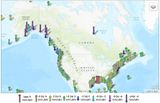 Meeresspiegeländerungen Nordamerika seit 1992 Lizenz: public domain