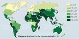 Wassernutzung Landwirtschaft um 2000 Lizenz: CC BY-NC-SA