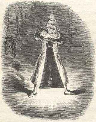 Datei:A Christmas Carol - Scrooge Extinguishes the First of the Three Spirits.jpg
