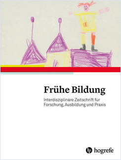 Titelblatt der Zeitschrift Frühe Bildung, Heft 2/2022