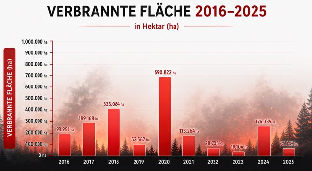 Datei:Verbrannte Fläche Cal 2016-2025.jpg