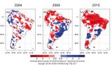 Niederschlagsdefizite Niederschlagsdefizite 2004, 2009 und 2015 Lizenz: CC BY