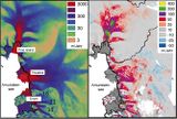 Amundsensee-Gletscher 1 Abflussgeschwindigkeit und deren Änderung Lizenz: CC BY
