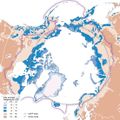 Juli-Temperaturen der Arktis Monatsmittel Lizenz: CC BY-NC-SA