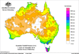 Niederschläge in Australien 1.7.2019 bis 31.12.2019 in mm Lizenz: CC BY