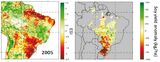 Dürre und Sojaernte in Brasilien 2005 Änderung der Sojaernte während der Dürre 2005 Lizenz: CC BY-NC-ND