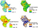 Dürre Ostafrika für den Referenzzeitraum 1981–2010. Lizenz: CC BY-NC 3.0