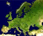 Hochgebirge in Europa Satellitenbild Lizenz: public domain