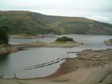 Haweswater Reservoir 2003 Absenkung des Stauseeniveaus im Lake District Nord-England Lizenz: CC BY-SA