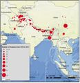 Hindukush-Himalaya-Region Hochwasserkatastrophen 1951-2013 Lizenz: CC BY