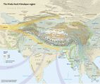 Hindukush-Himalaya-Region Mit atmosphärischen Strömungen Lizenz: CC BY-NC-SA