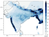 Verteilung der Niederschläge 1985-2015 in mm/Tag Lizenz: CC BY