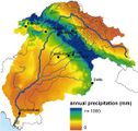 Niederschlag im Indus-Becken Mittlerer Jahresniederschlag im Indus-Becken in mm 1950-2000 Lizenz: CC BY