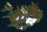 Gletschergebiete auf Island 1971-2000 Lizenz: CC BY-SA