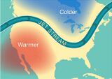 Jetstream über Nordamerika Lizenz: public domain