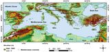 'Topographische Karte des Mittelmeeraums Lizenz: CC BY