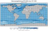 Meeresspiegeländerung 2070-2099 zu 1971-2000 Szenario RCP8.5 Lizenz: CC BY-SA