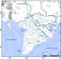 Mekong-Delta Flussläufe und Kanäle Lizenz: CC BY