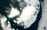 Nordaustlandet, Spitzbergen Eiskappen und Gletscher Lizenz: public domain