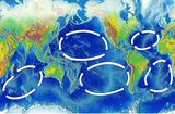 Die fünf großen Ozeanwirbel Subtropische Ozeanwirbel Lizenz: public domain
