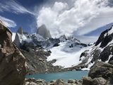 Gletscherrückzug in Patagonien Fitz Roy und Laguna de Los Tres Lizenz: CC BY