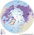 Verbreitung von Permafrost In der Arktis Lizenz: CC BY-NC-SA