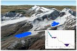 Neue Gletscherseen Glaciar Yerupajá 3, Cordillera Huayhuash Lizenz: CC BY