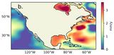 Sterischer Meeresspiegelanstieg Nordamerika 1993-2018 Lizenz: CC BY