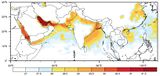 Höchste Kühlgrenztemperature Südasien Lizenz: CC BY-NC